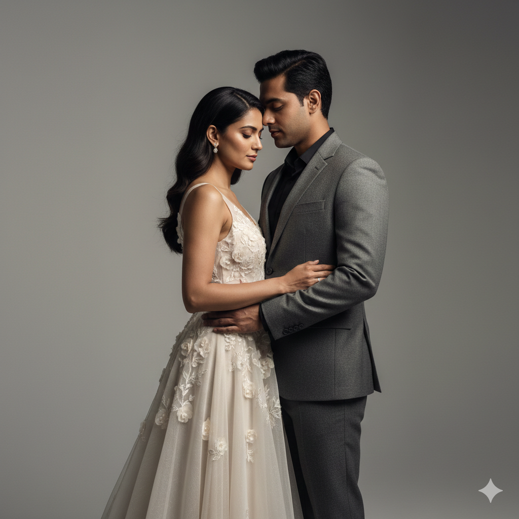 Gemini AI Photo Prompt Copy Paste for Couple Photos – Studio Quality 8K Results