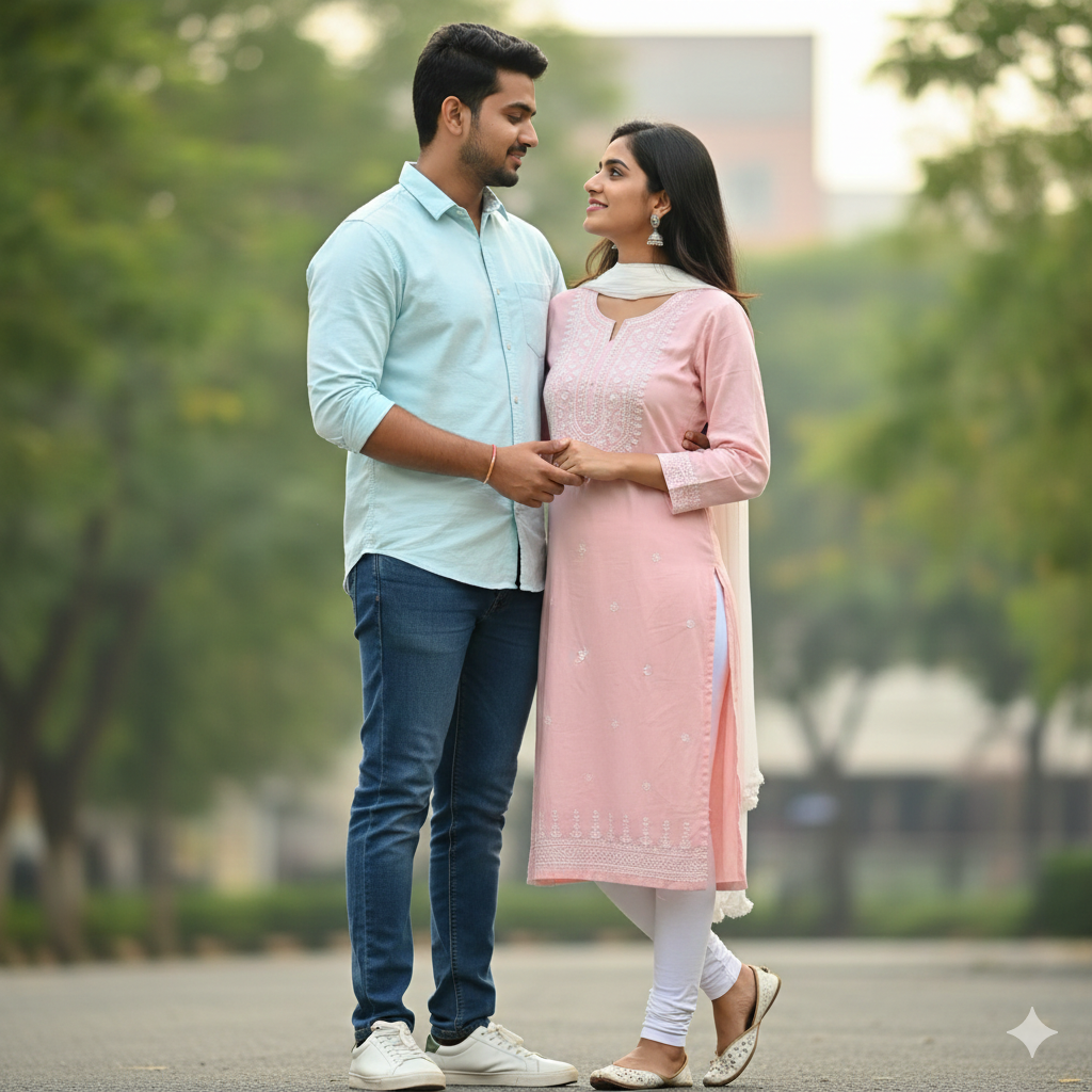 Gemini AI Photo Prompt Copy Paste Cute Couple