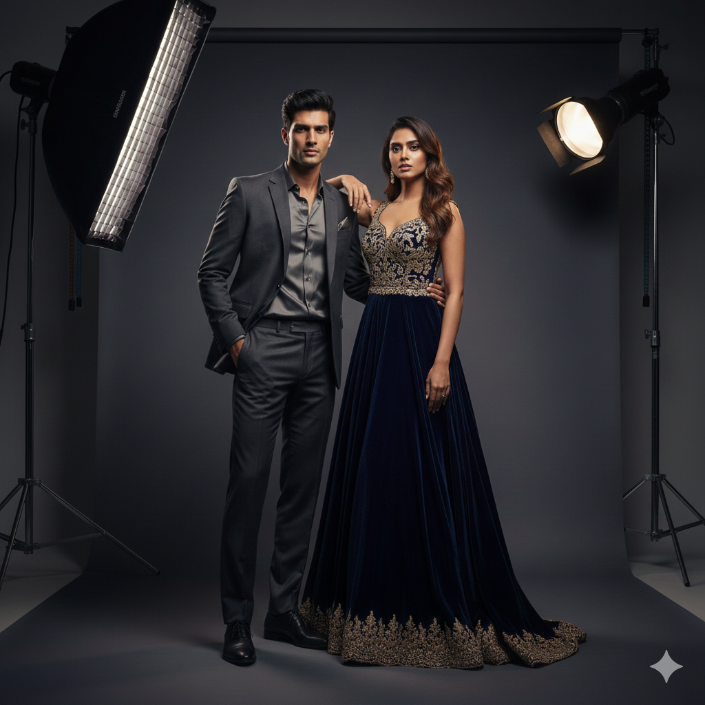 Gemini AI Photo Prompt Copy Paste for Couple Photos – Studio Quality 8K Results