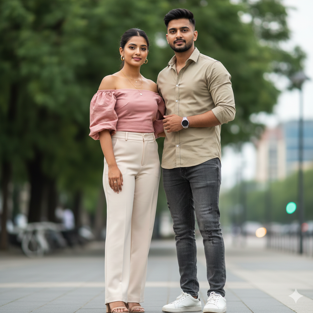 Gemini AI Photo Prompt Copy Paste Cute Couple