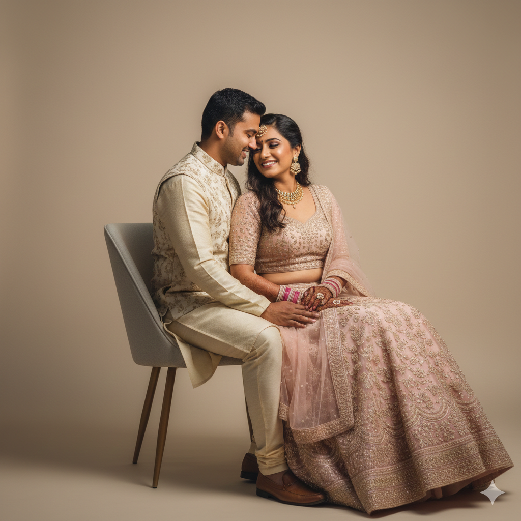 Gemini AI Photo Prompt Copy Paste for Couple Photos – Studio Quality 8K Results