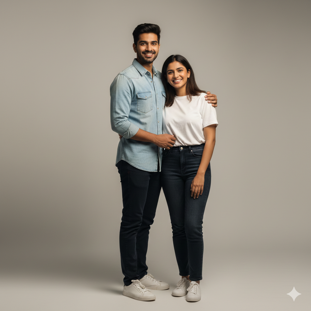 Gemini AI Photo Prompt Copy Paste for Couple Photos – Studio Quality 8K Results