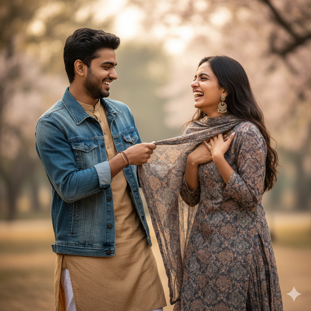 Gemini AI Photo Prompt Copy Paste Cute Couple