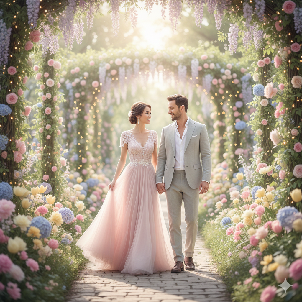 Best Gemini AI Couple Photo Prompt Ideas for Pre-Wedding