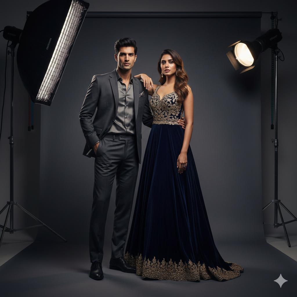 Gemini AI Photo Prompt Copy Paste for Couple Photos – Studio Quality 8K Results