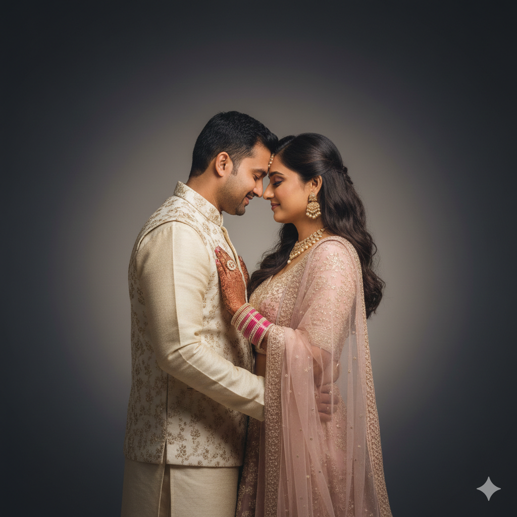 Gemini AI Photo Prompt Copy Paste for Couple Photos – Studio Quality 8K Results