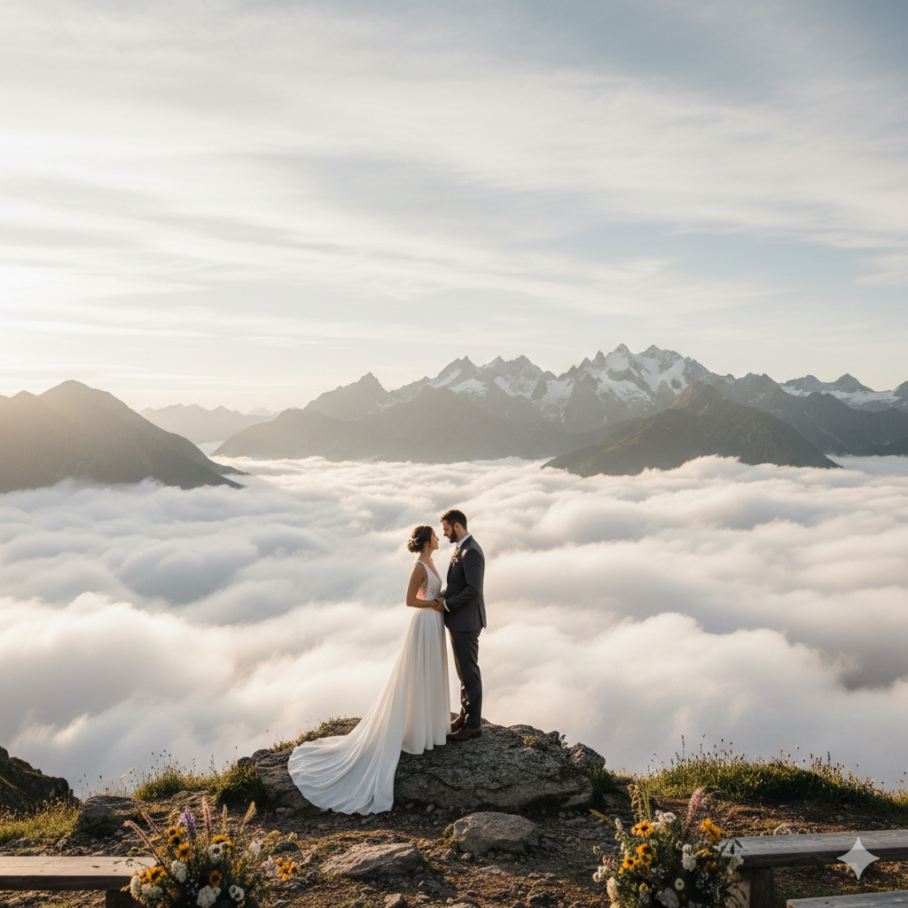 Creative Gemini AI Couple Photo Prompt Ideas for Wedding