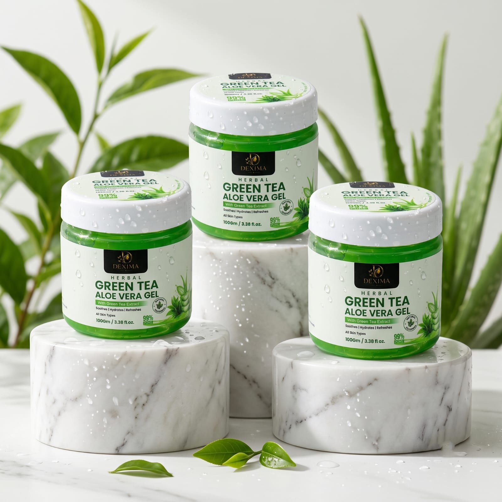 Green Tea Aloevera Gel