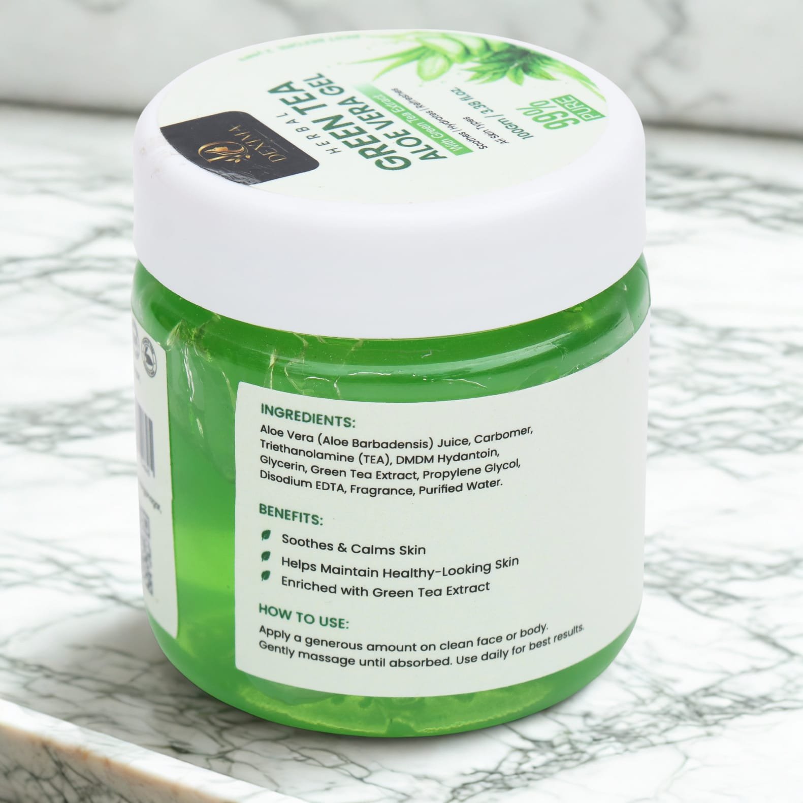 Dexima Herbal Green Tea Aloe Vera Gel