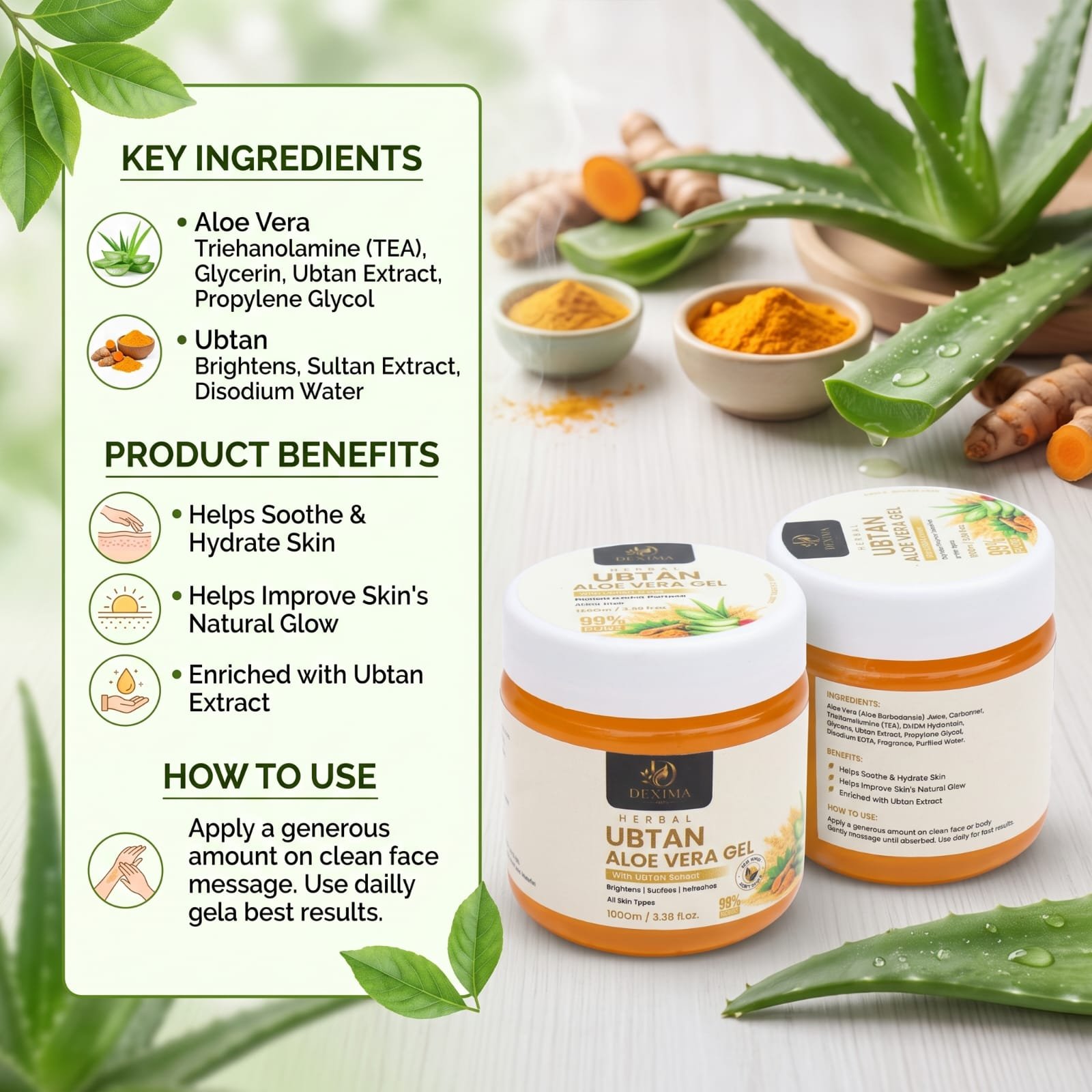 Vitmin C Aloe vera Gel 2026
